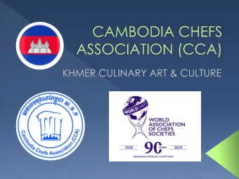 Guest Speaker  Chef Dragan Unic,  Director of North Europe,  World Association of Chef Societies