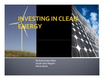 Muthukumara Mani  South Asia Region  World Bank  Continuing climate change at current rates will