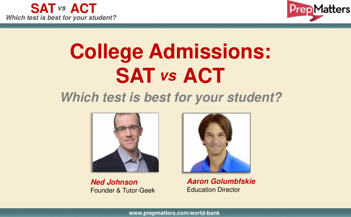 college admissions