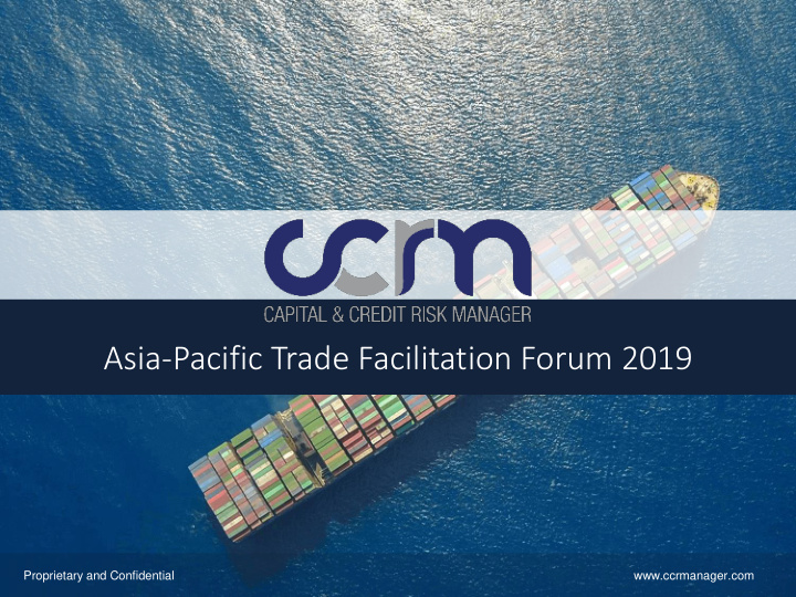 asia pacific trade facilitation forum 2019
