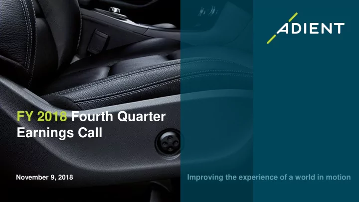 fy 2018 fourth quarter