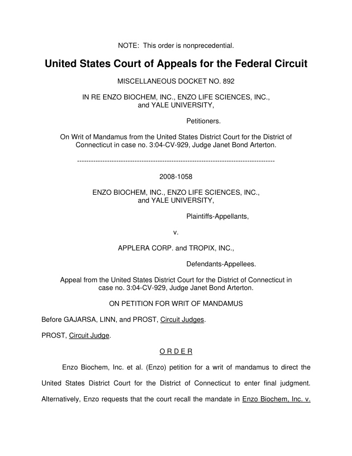 united states court of appeals for the federal circuit