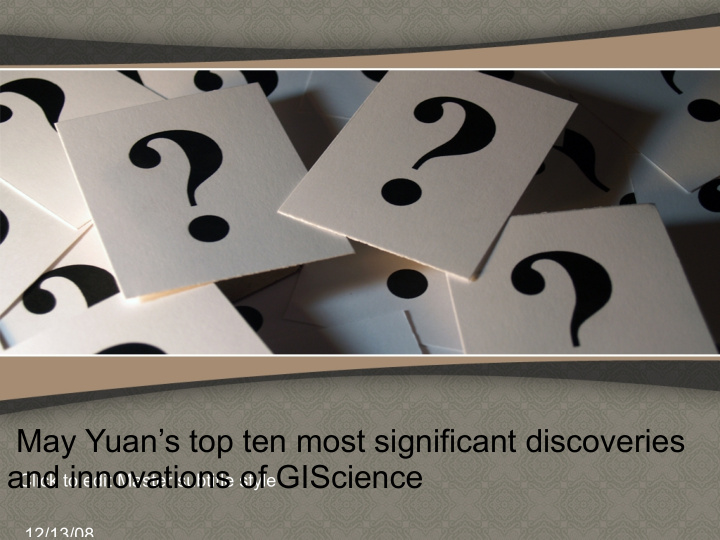 may yuan s top ten most significant discoveries and