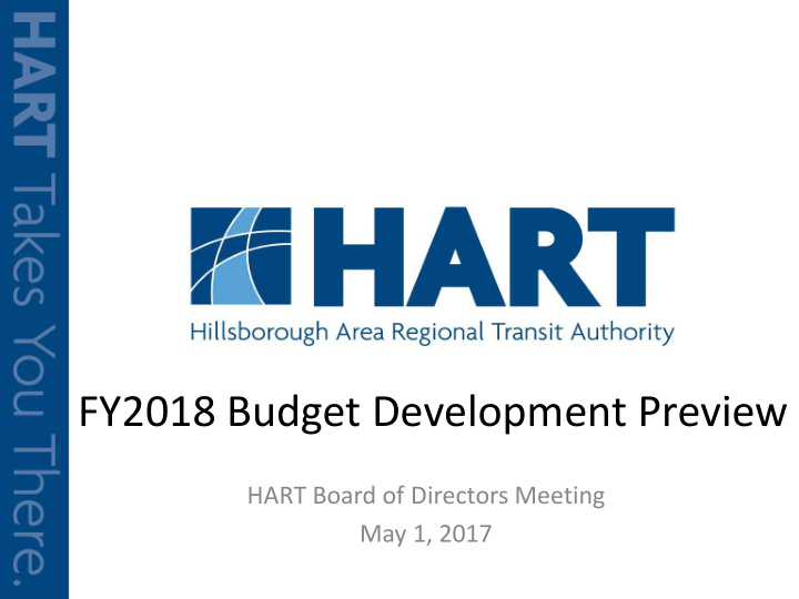 fy2018 budget development preview