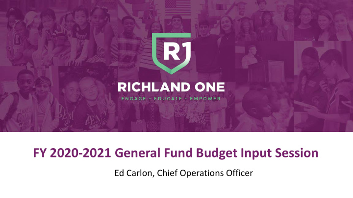 fy 2020 2021 general fund budget input session