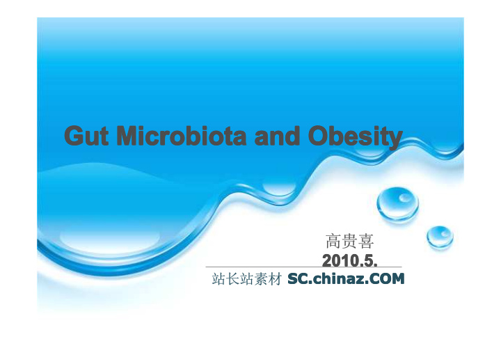 gut microbiota and obesity gut microbiota and obesity gut