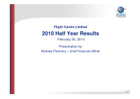 2010 half year results