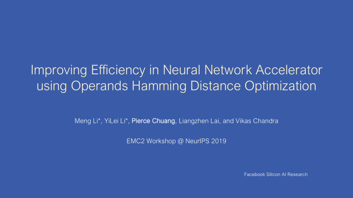 improving efficiency in neural network accelerator using