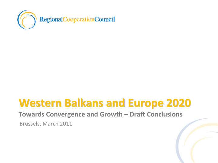 western balkans and europe 2020 western balkans and
