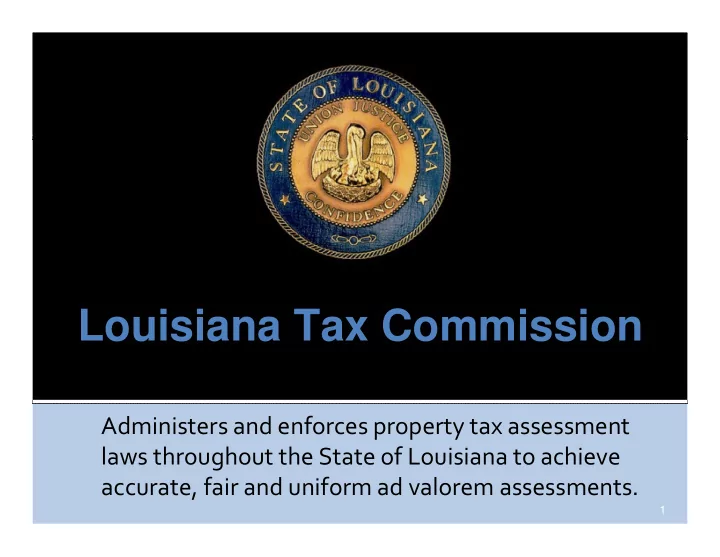 louisiana tax commission