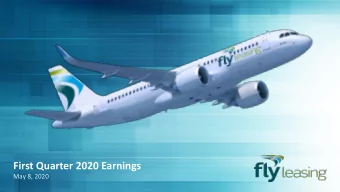 First Quarter 2020 Earnings  May 8, 2020  Forward-Looking Statements This presentation contains