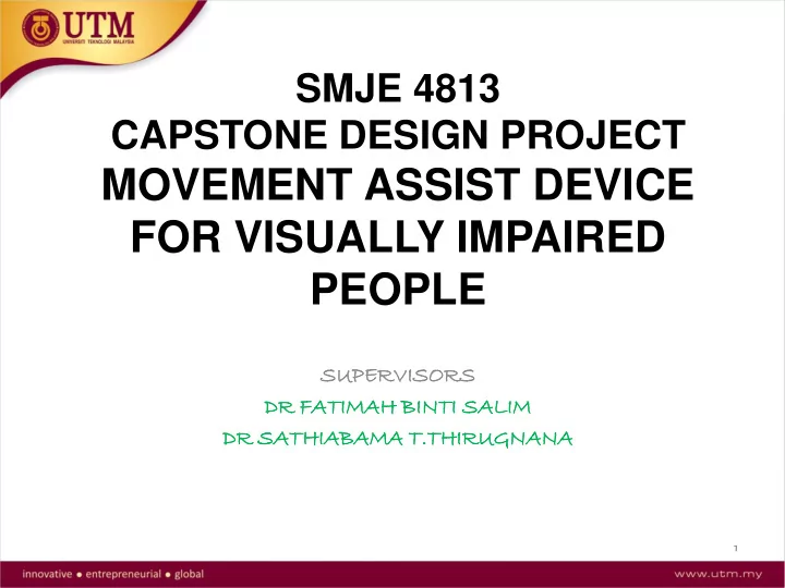for visually impaired