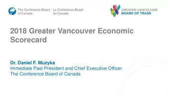 Scorecard  Dr. Daniel F. Muzyka  Immediate Past President and Chief Executive Officer  The