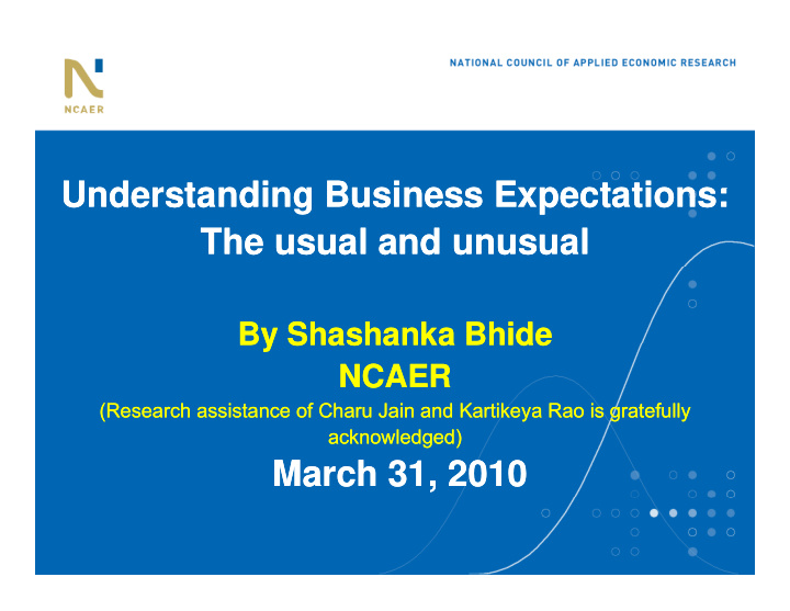 understanding business expectations understanding