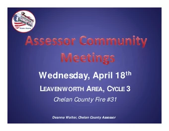 Our  Appraisers  physically  inspect  1/ 4th  of  the  County  every