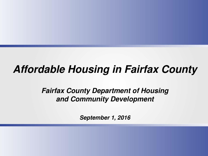 affordable housing in fairfax county
