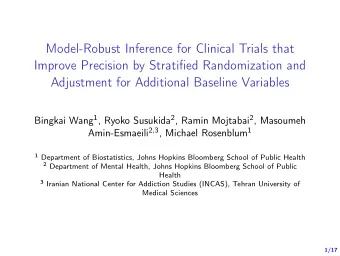 Model-Robust Inference for Clinical Trials that  Improve Precision by Stratified Randomization and