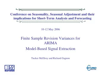 Finite Sample Revision Variances for  ARIMA  Model-Based Signal Extraction  Tucker McElroy and