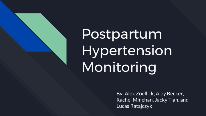 postpartum hypertension