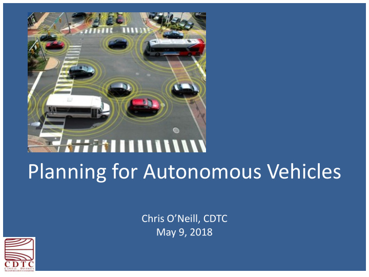 planning for autonomous vehicles