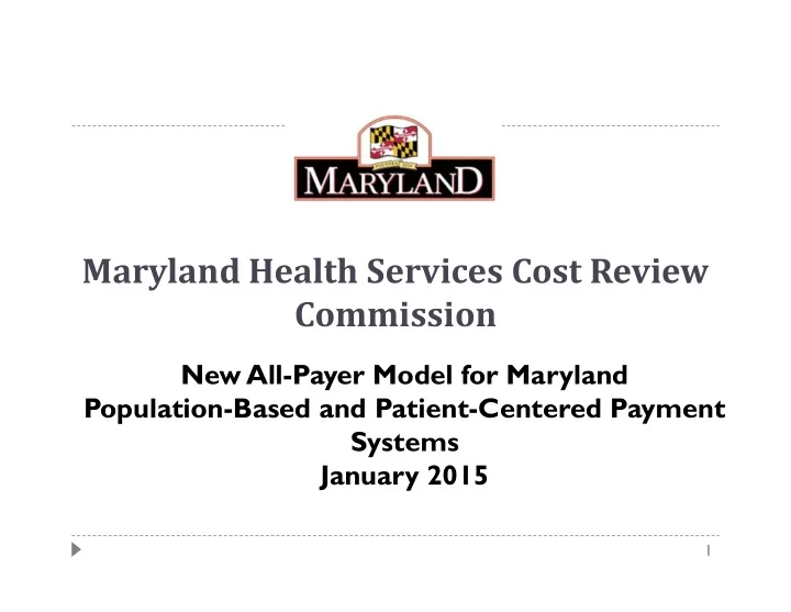 maryland health services cost review commission