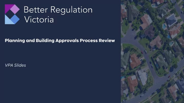 goals of the review