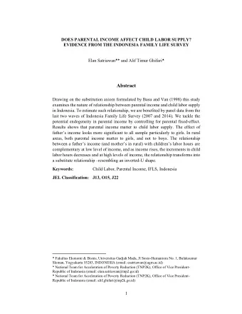 Abstract  Drawing on the substitution axiom formulated by Basu and Van (1998) this study  examines