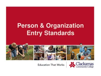 Entry Standards  What?    Establishes standards for use of names    Avoids duplicate and