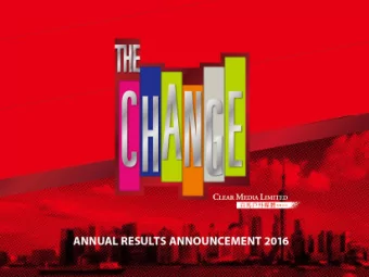 FORWARD-LOOKING STATEMENTS  This presentation and subsequent discussion contain certain forward-