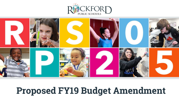 proposed fy19 budget amendment