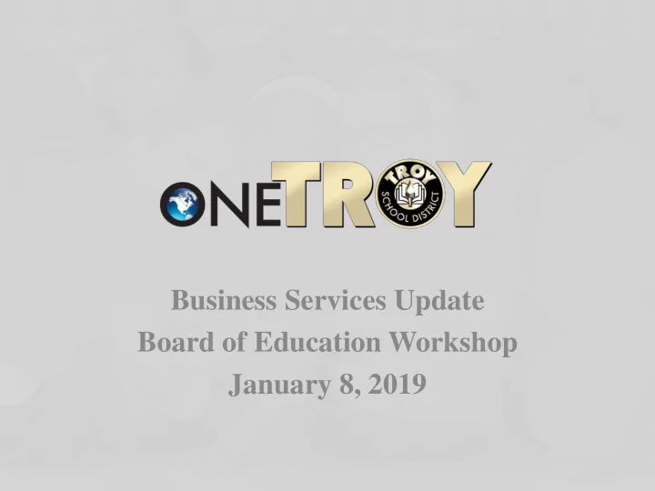 january 8 2019 agenda