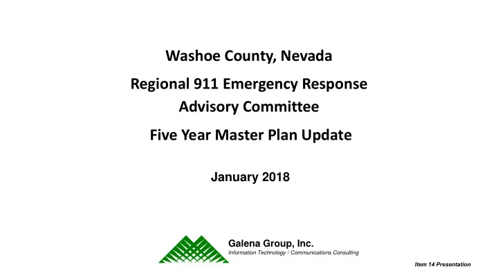 washoe county nevada regional 911 emergency response