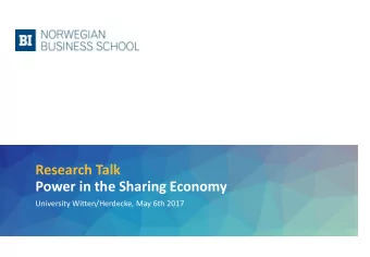 Power in the Sharing Economy  University Witten/Herdecke, May 6th 2017 Page 2 More and more Items