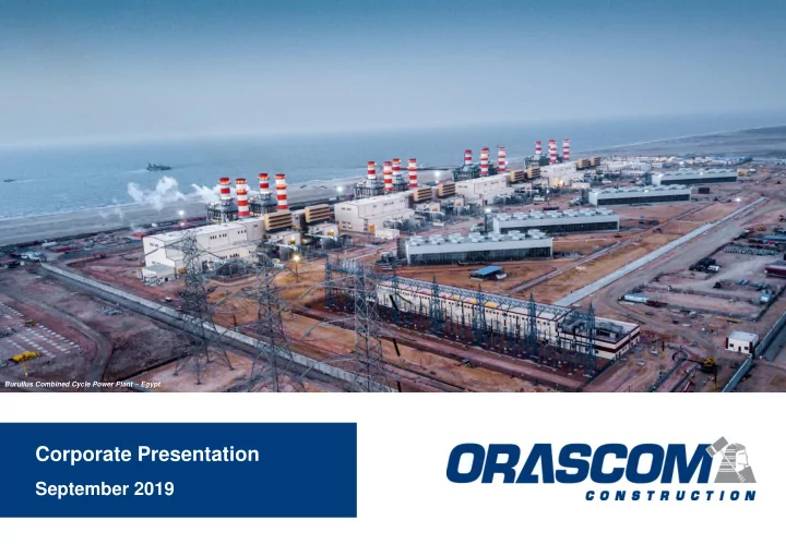 corporate presentation