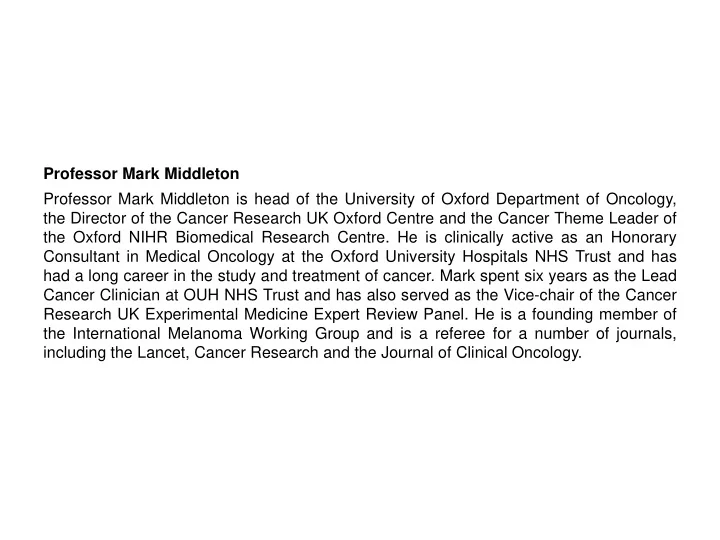 the international melanoma working group and is a referee