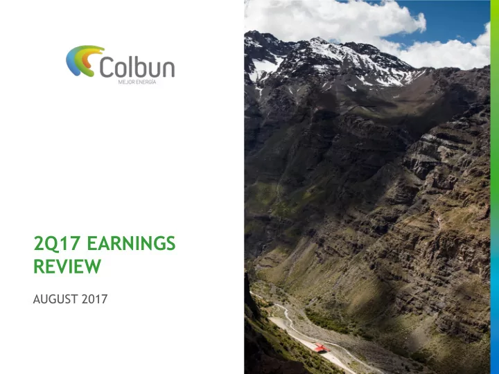 2q17 earnings