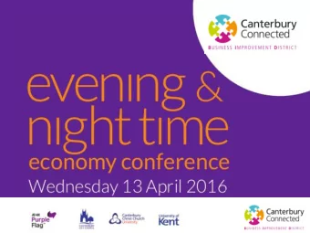 Welcome!  Our Agenda today:  The Marlowe Theatre Story  The Regulatory Framework  Lunch: