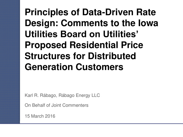 proposed residential price