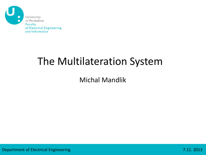 the multilateration system
