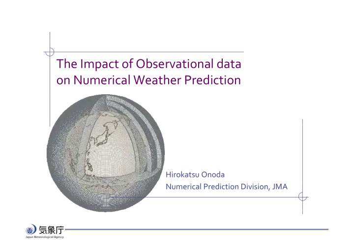 the impact of observational data p on numerical weather