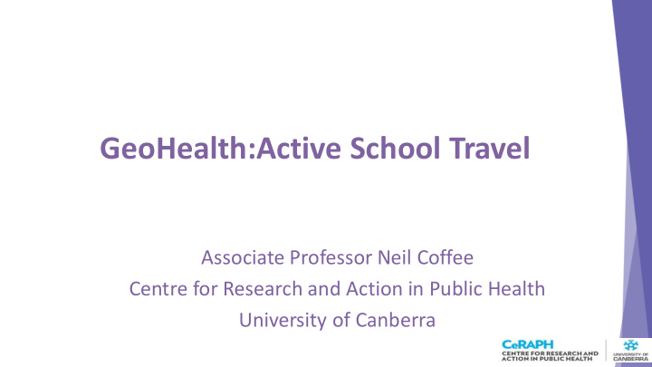 geohealth active school travel