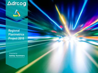 Click to edit Master title style  Click to edit Master title style  Regional  Planimetrics  Project