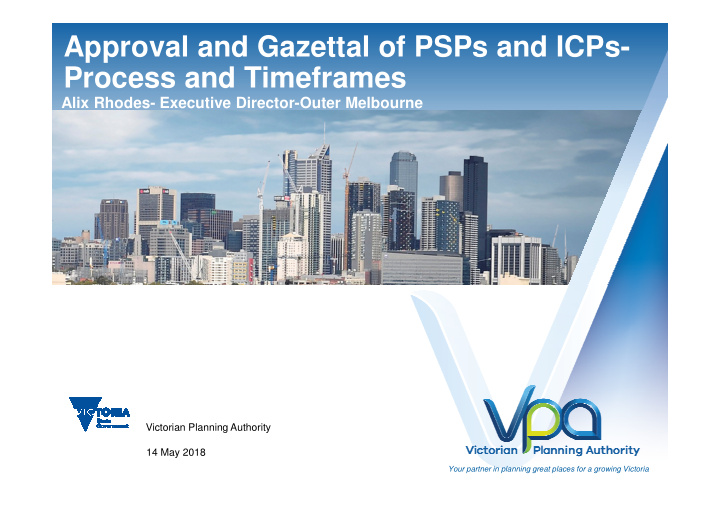 approval and gazettal of psps and icps process and