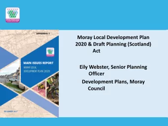 PAGE:  2  ITEM:   3  Purpose  1. Overview of main land use planning issues  2. Draft Planning