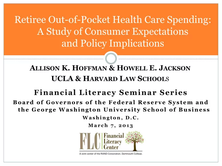 and policy implications