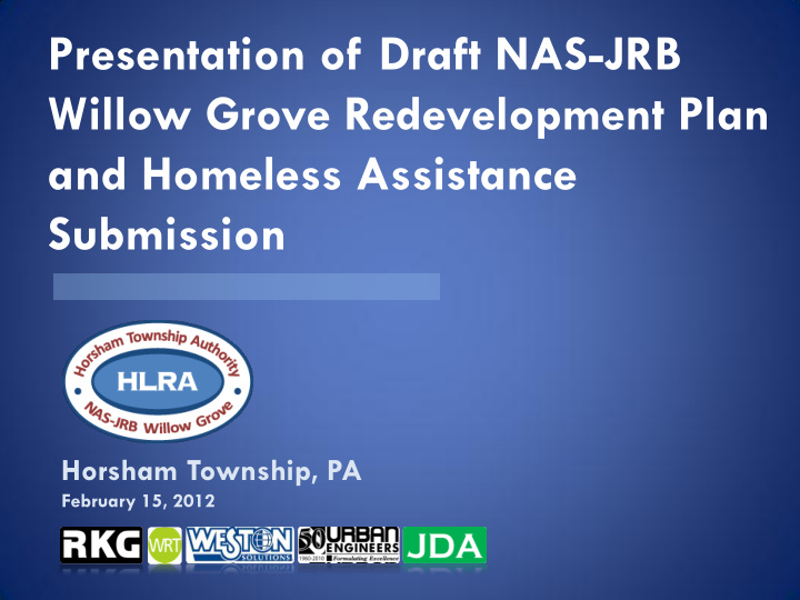 presentation of draft nas jrb