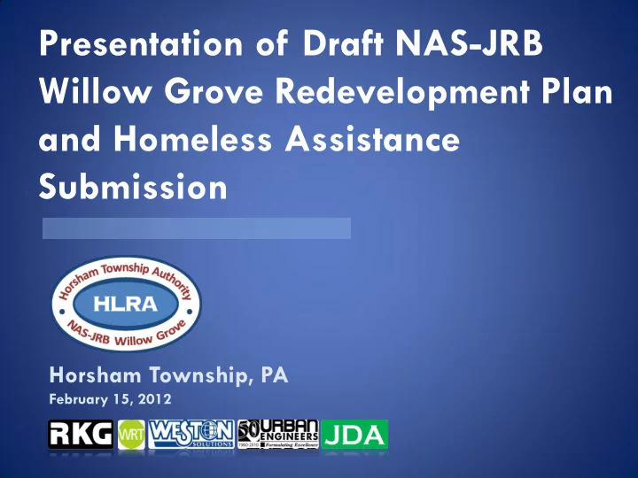 presentation of draft nas jrb