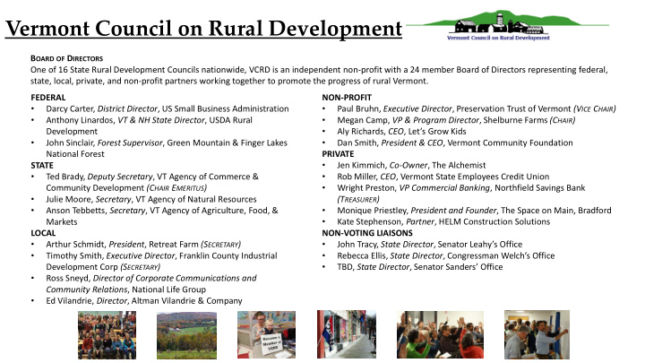 vermont council on rural development