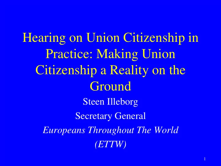 citizenship a reality on the