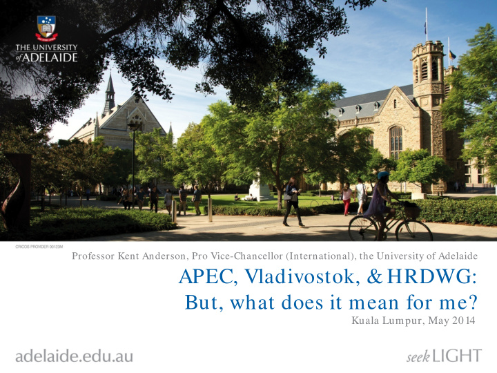 apec vladivostok hrdwg but what does it mean for me
